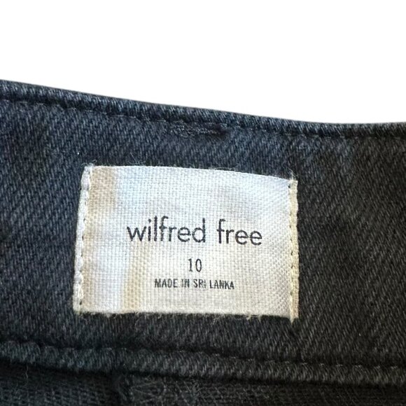 Wilfred Free Black Cargo Pants Wide Leg Adjustable With Utility Thick Size 10 - Picture 9 of 10
